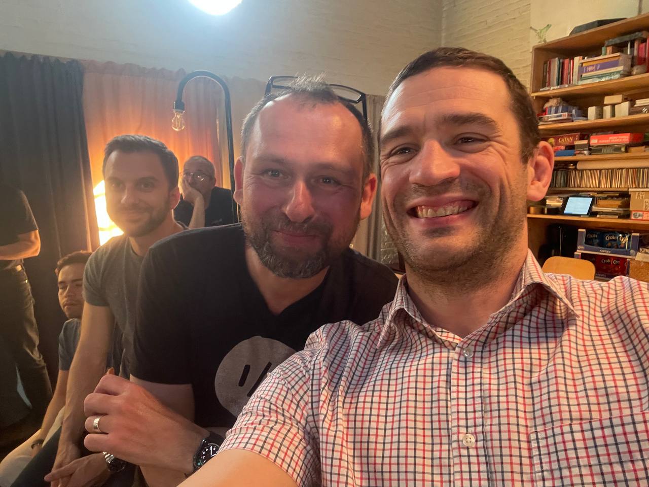 With Henk Beld at the meetup