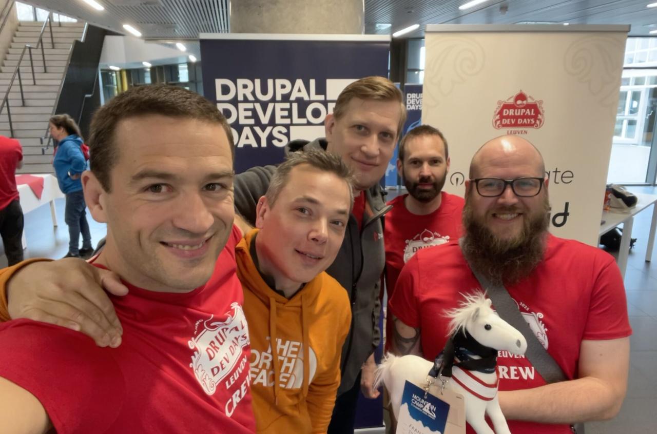 Friends at Drupal Developer Days Leuven 2025
