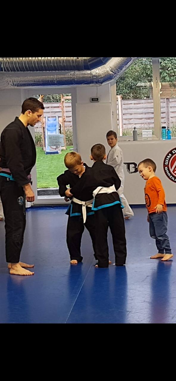 Alexander's first BJJ training session