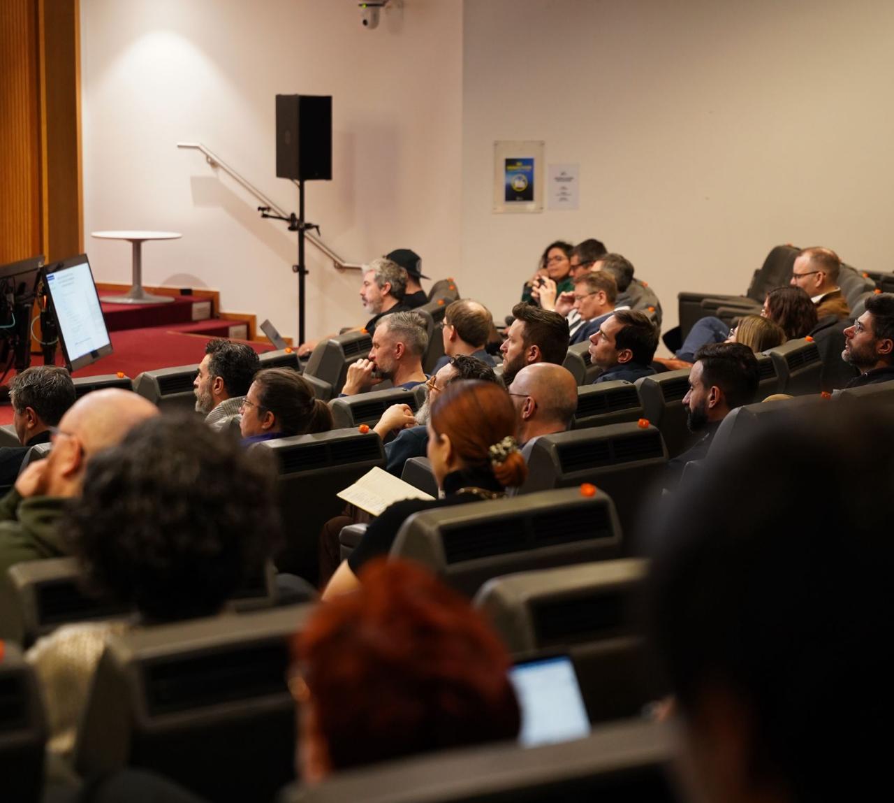 Full audience in the auditorium at the European Commission